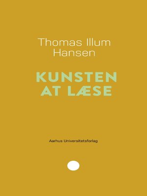 cover image of Kunsten at læse